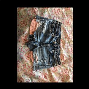 Female jean shorts